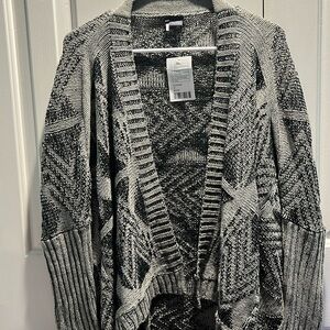Sparkle & Fade Urban Outfitters women’s gray cardigan NWT